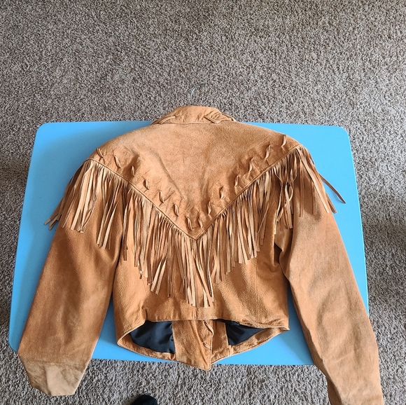Real Leather Fringe Jacket - Picture 4 of 4